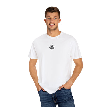 Lotus Bloom Unisex T-shirt, Soft Cotton Tee, Spiritual Gift, Meditation Wear, Casual Daily Outfit, Nature Lover Apparel