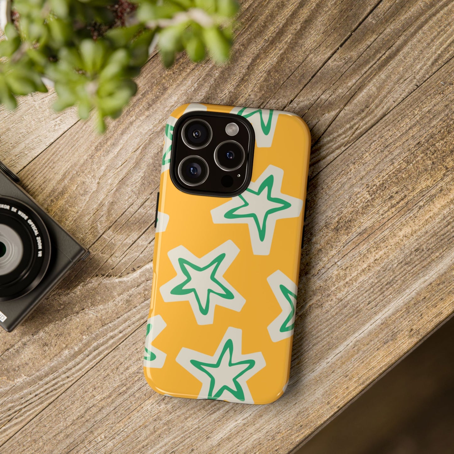 Retro Star Pattern Phone Case | Tough Cases, Colorful Cover for Phones, Phone Accessories, Gift for Her, Trendy Cases