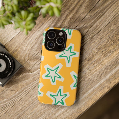 Retro Star Pattern Phone Case | Tough Cases, Colorful Cover for Phones, Phone Accessories, Gift for Her, Trendy Cases