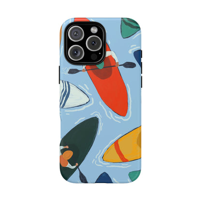 Kayak Phone Case - Tough Cases for Outdoor Enthusiasts, Birthday Gifts, Adventure Gear, Kayaking Accessories, Nature Lover Decor, Artsy Phone Cases