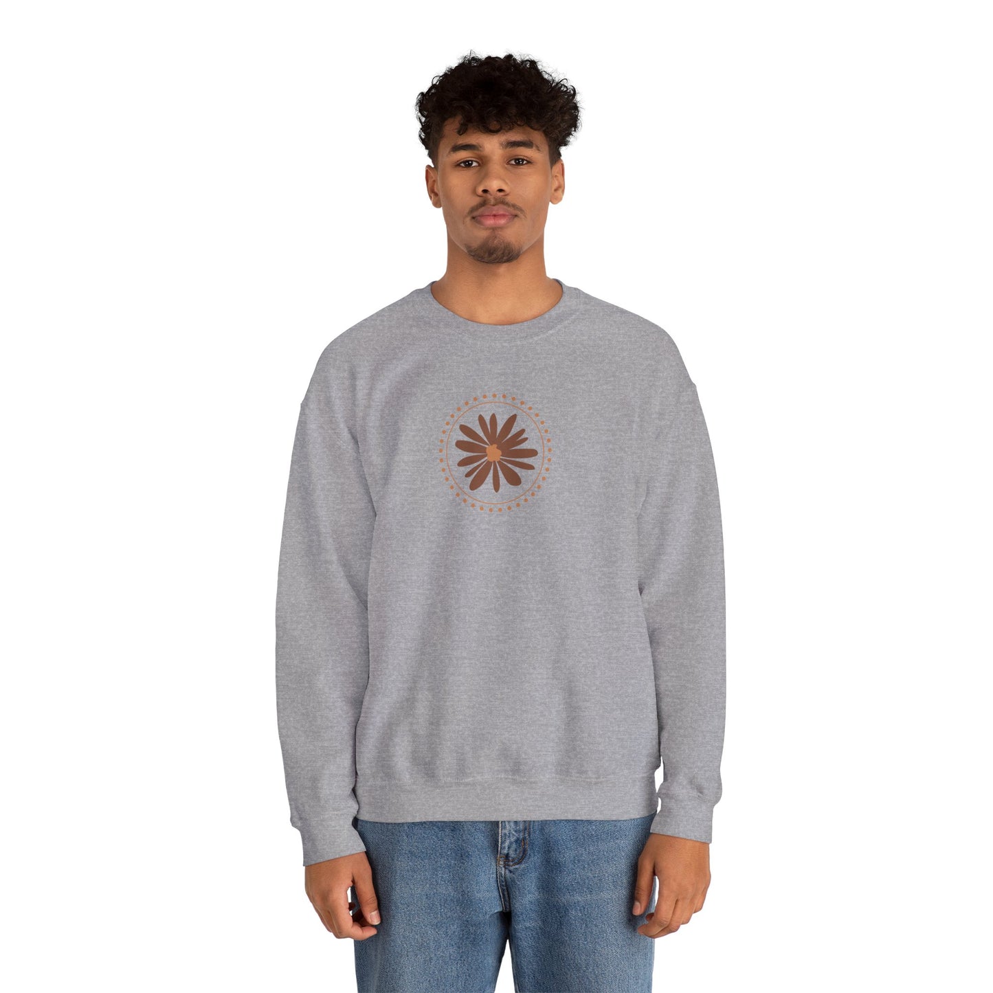 Floral Crewneck Sweatshirt, Cozy, Unisex, Gifts for Her, Casual Wear, Trendy Sweatshirt, Perfect for Fall