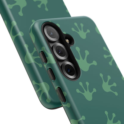 Frog Print Phone Case, Nature Lover Gift, Eco-Friendly Cover, Fun Green Design, Unique Frog Accessories