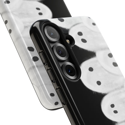 Painted Ghosts Phone Case | Ghostly Tough Phone Case for Spooky Style, Halloween Gift, Phone Cover, Ghost Theme, Unique Accessory, Spooky Season, Viral Painted Ghosts Inspired Design