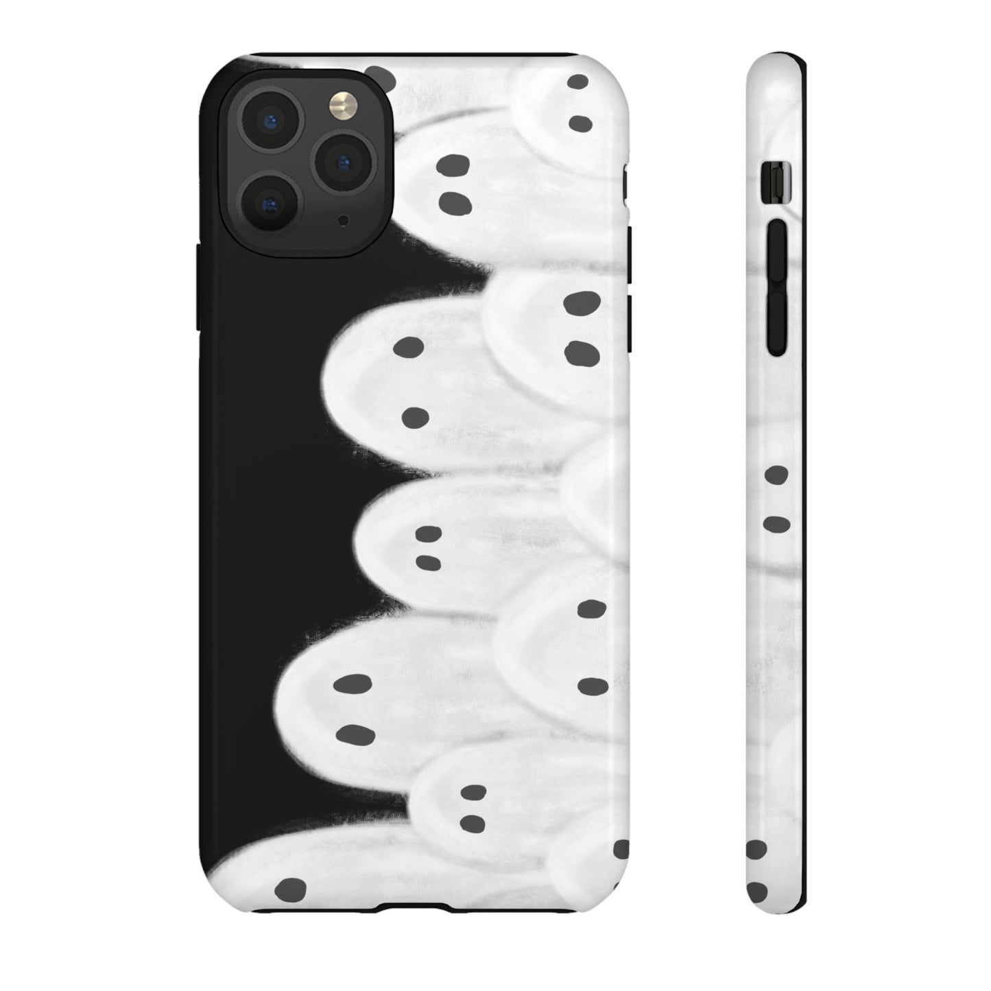Painted Ghosts Phone Case | Ghostly Tough Phone Case for Spooky Style, Halloween Gift, Phone Cover, Ghost Theme, Unique Accessory, Spooky Season, Viral Painted Ghosts Inspired Design