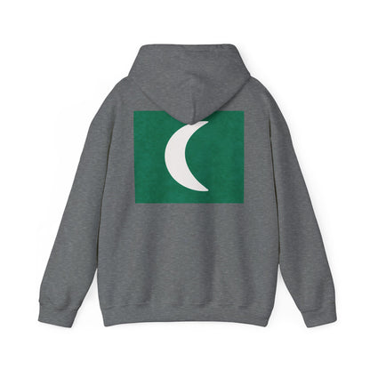 Zen Frog Hooded Sweatshirt - Cozy Unisex Hoodie, Casual Wear, Spring Fashion, Unique Gifts, Streetwear Style, Simple Moon Design, Gift for Him, Gift for Her