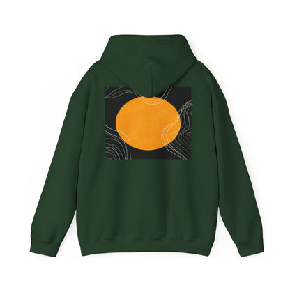 Lotus Sunshine Unisex Hoodie, Cozy Sweatshirt for Relaxation, Nature Lovers Gift, Everyday Comfort, Inspirational Outfit, Gift for Him, Gift for Her, Abstract Crewneck