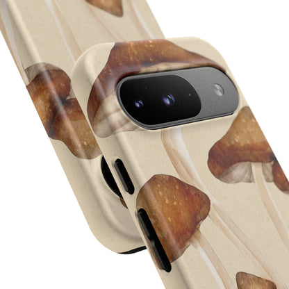 Mushroom Phone Case - Nature Lover, Eco-Friendly Gift, Cute Cell Phone Cover, Aesthetic Tech Accessory, Unique Fall Decor, Artsy Phone Cases, Cute, Gift for Her, Nature-inspired Designs, Durable Cases