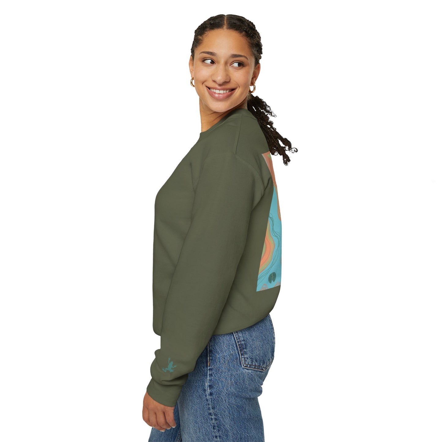 Bohemian Crewneck Sweatshirt, Cozy Sweatshirt for Art Lovers, Unique Graphic Apparel, Perfect Gift for Everyday Wear, Trendy Fashion Hoodie