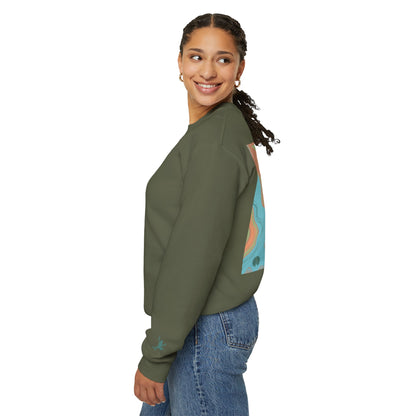 Bohemian Crewneck Sweatshirt, Cozy Sweatshirt for Art Lovers, Unique Graphic Apparel, Perfect Gift for Everyday Wear, Trendy Fashion Hoodie