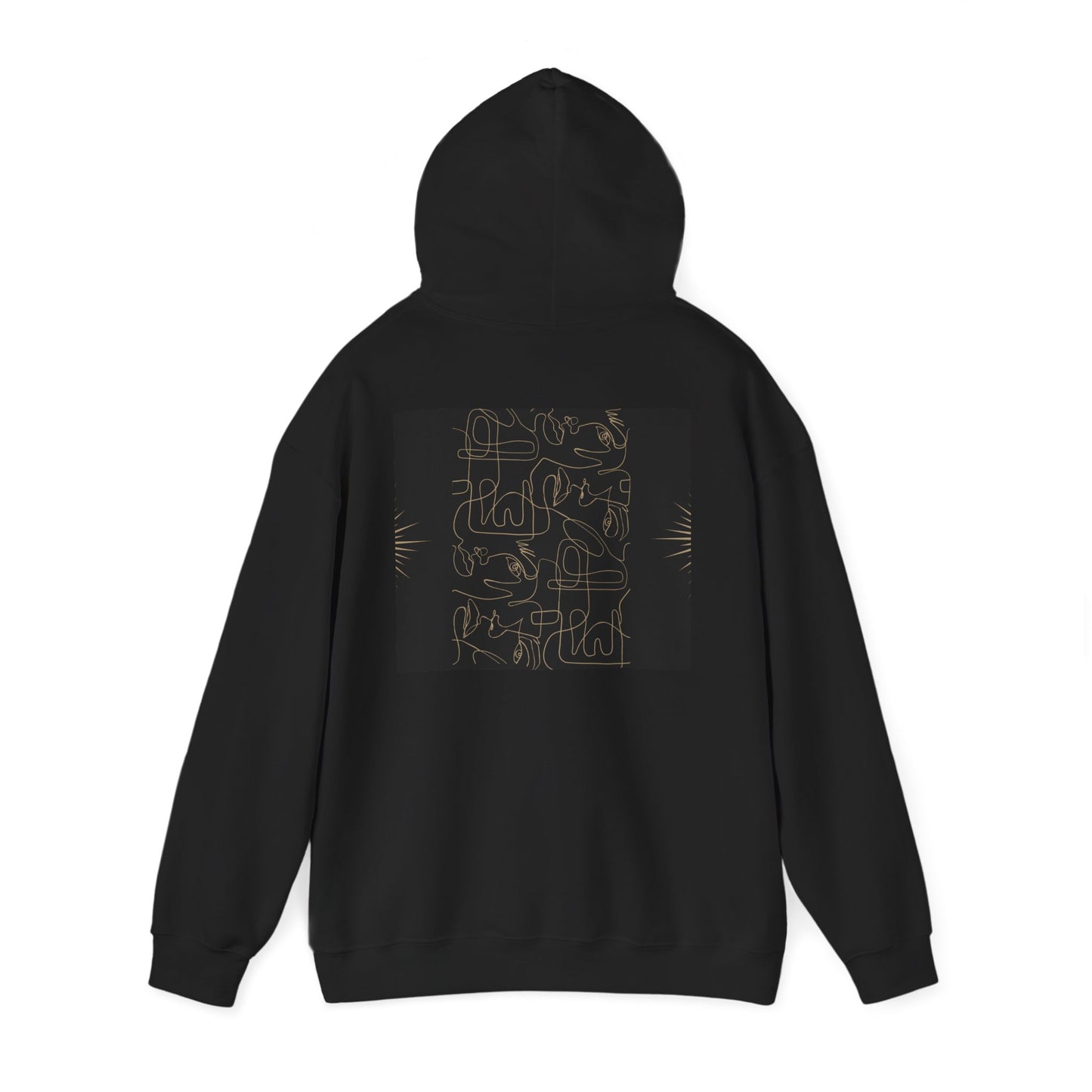 Lotus Design Hooded Sweatshirt, Unisex Hoodie, Cozy Fashion, Yoga Gift, Spiritual Apparel, Meditation Wear, Gift for Him, Gift for Her, Fall Crewneck, Autumn Vibes