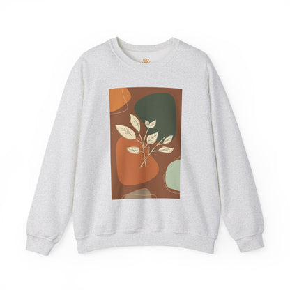 Botanical Print Crewneck Sweatshirt | Cozy Unisex Sweatshirt, Fall Fashion, Casual Wear, Gift for Her, Botanical Art