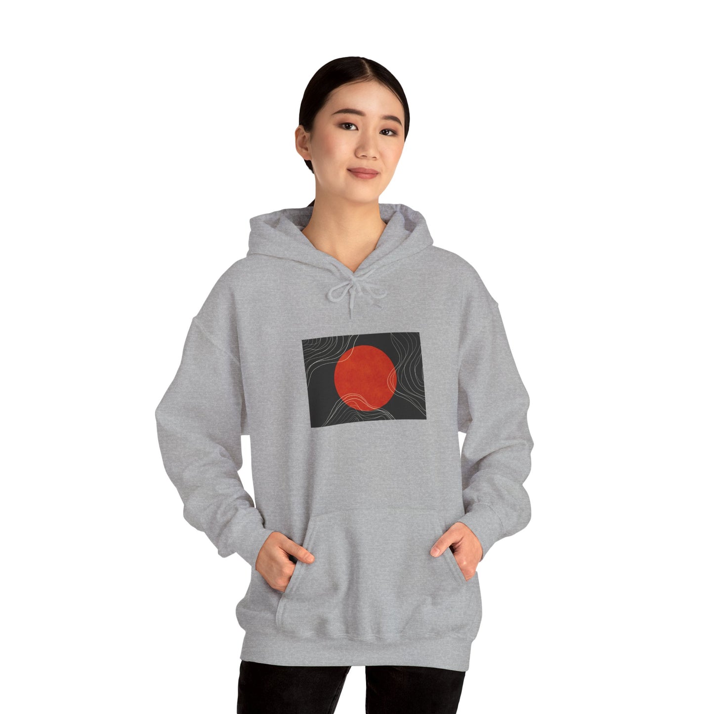 Minimalist Graphic Hoodie for Comfort, Cozy Sweatshirt for Everyday Wear, Trendy Hooded Pullover, Casual Gift for Friends