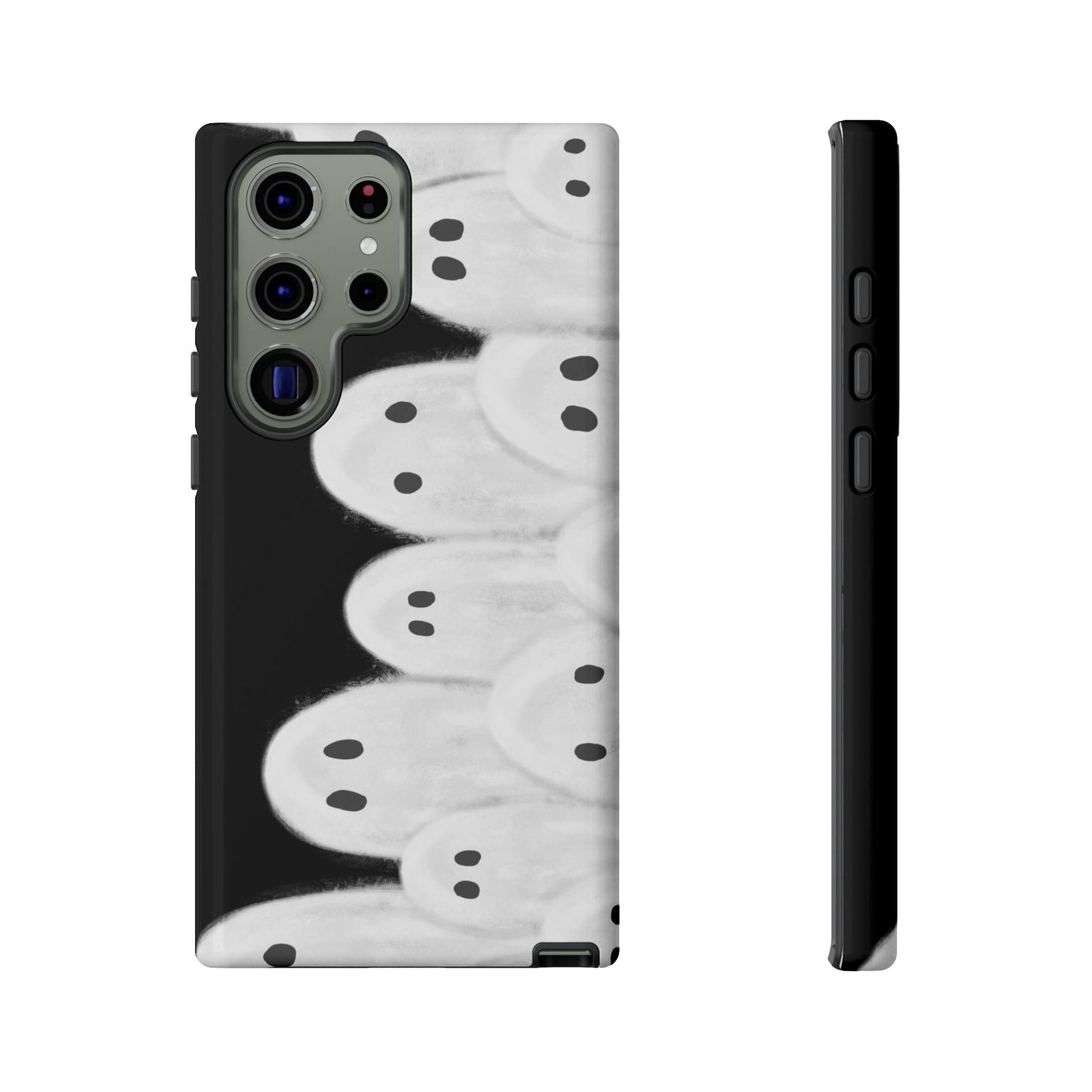 Painted Ghosts Phone Case | Ghostly Tough Phone Case for Spooky Style, Halloween Gift, Phone Cover, Ghost Theme, Unique Accessory, Spooky Season, Viral Painted Ghosts Inspired Design