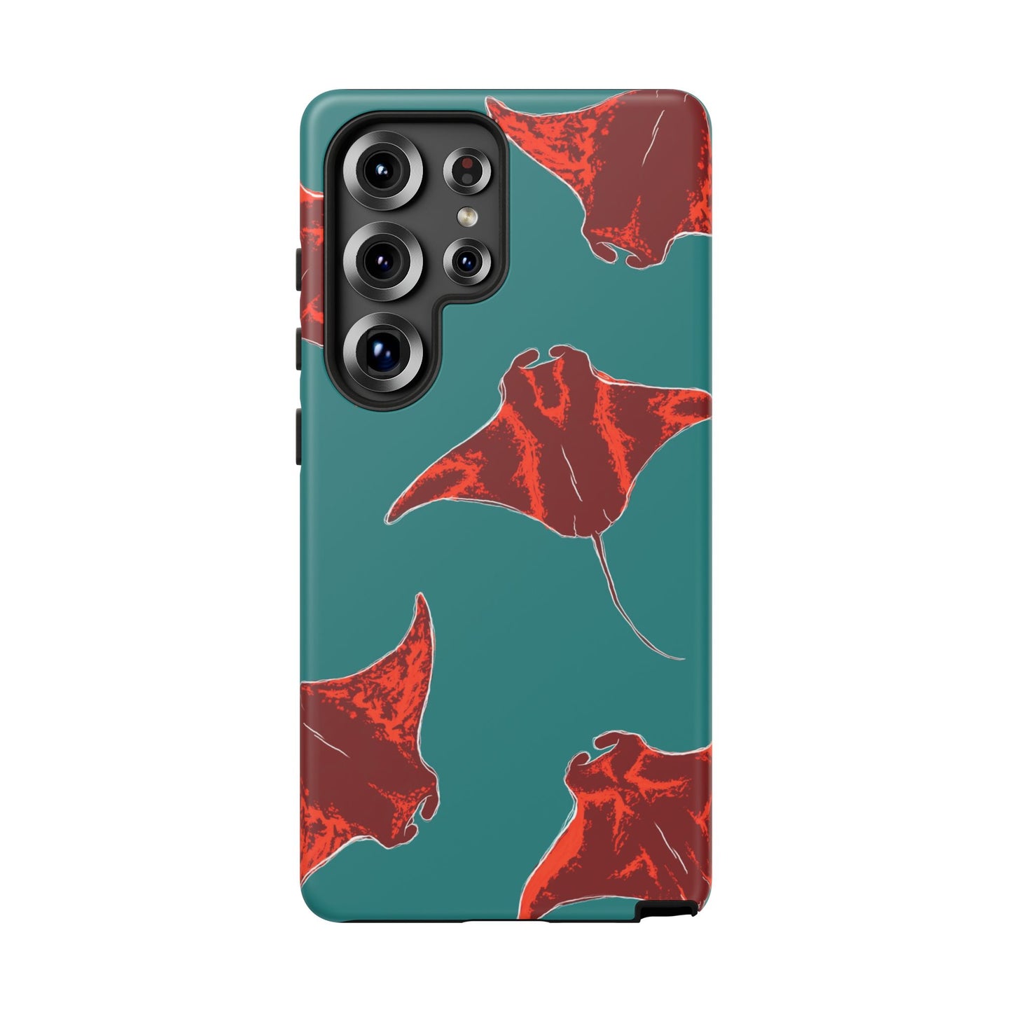 Manta Ray Phone Case, Tropical Phone Cover, Ocean Vibe Accessories, Summer Gift Idea, Marine Animal Merchandise