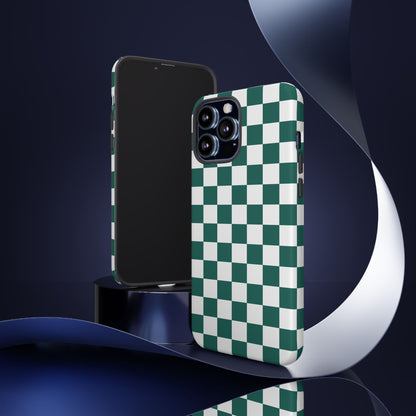 Stylish Checkered Phone Case, Protective Cover, Unique Gift, Trendy Accessory, Customizable Design, Ideal for All Ages