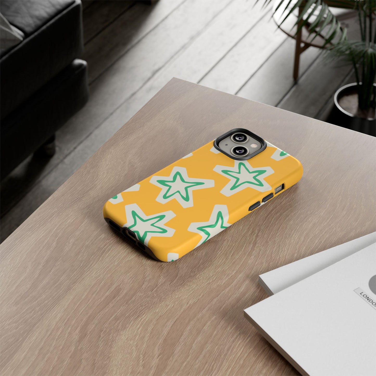 Retro Star Pattern Phone Case | Tough Cases, Colorful Cover for Phones, Phone Accessories, Gift for Her, Trendy Cases
