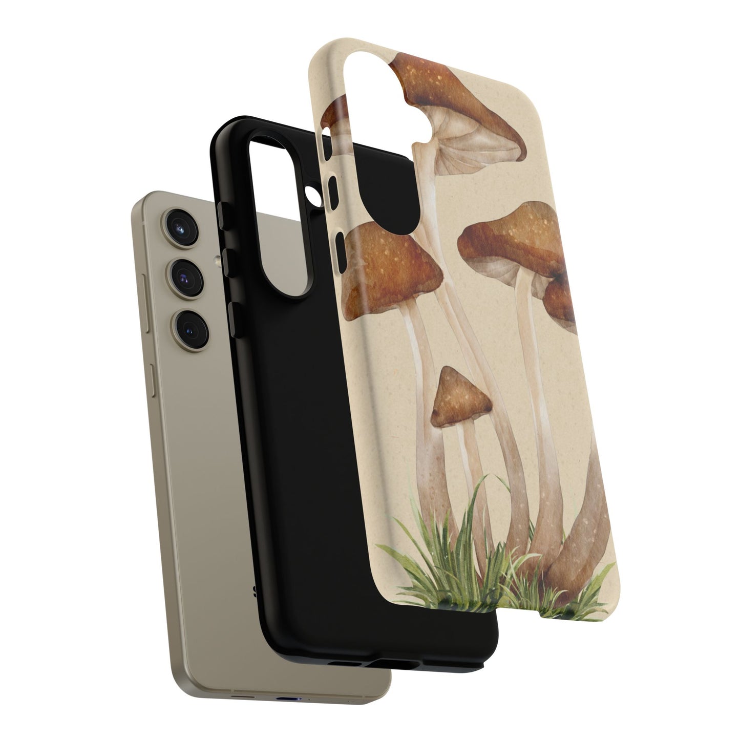Mushroom Phone Case - Nature Lover, Eco-Friendly Gift, Cute Cell Phone Cover, Aesthetic Tech Accessory, Unique Fall Decor, Artsy Phone Cases, Cute, Gift for Her, Nature-inspired Designs, Durable Cases
