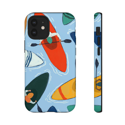 Kayak Phone Case - Tough Cases for Outdoor Enthusiasts, Birthday Gifts, Adventure Gear, Kayaking Accessories, Nature Lover Decor, Artsy Phone Cases