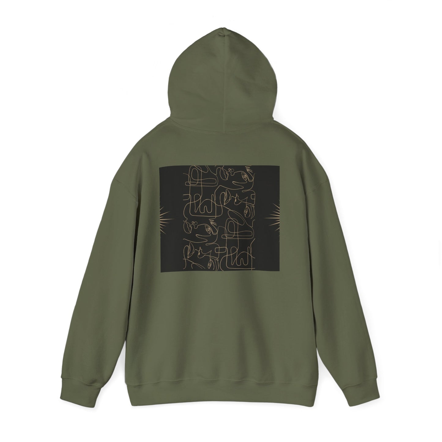 Lotus Design Hooded Sweatshirt, Unisex Hoodie, Cozy Fashion, Yoga Gift, Spiritual Apparel, Meditation Wear, Gift for Him, Gift for Her, Fall Crewneck, Autumn Vibes